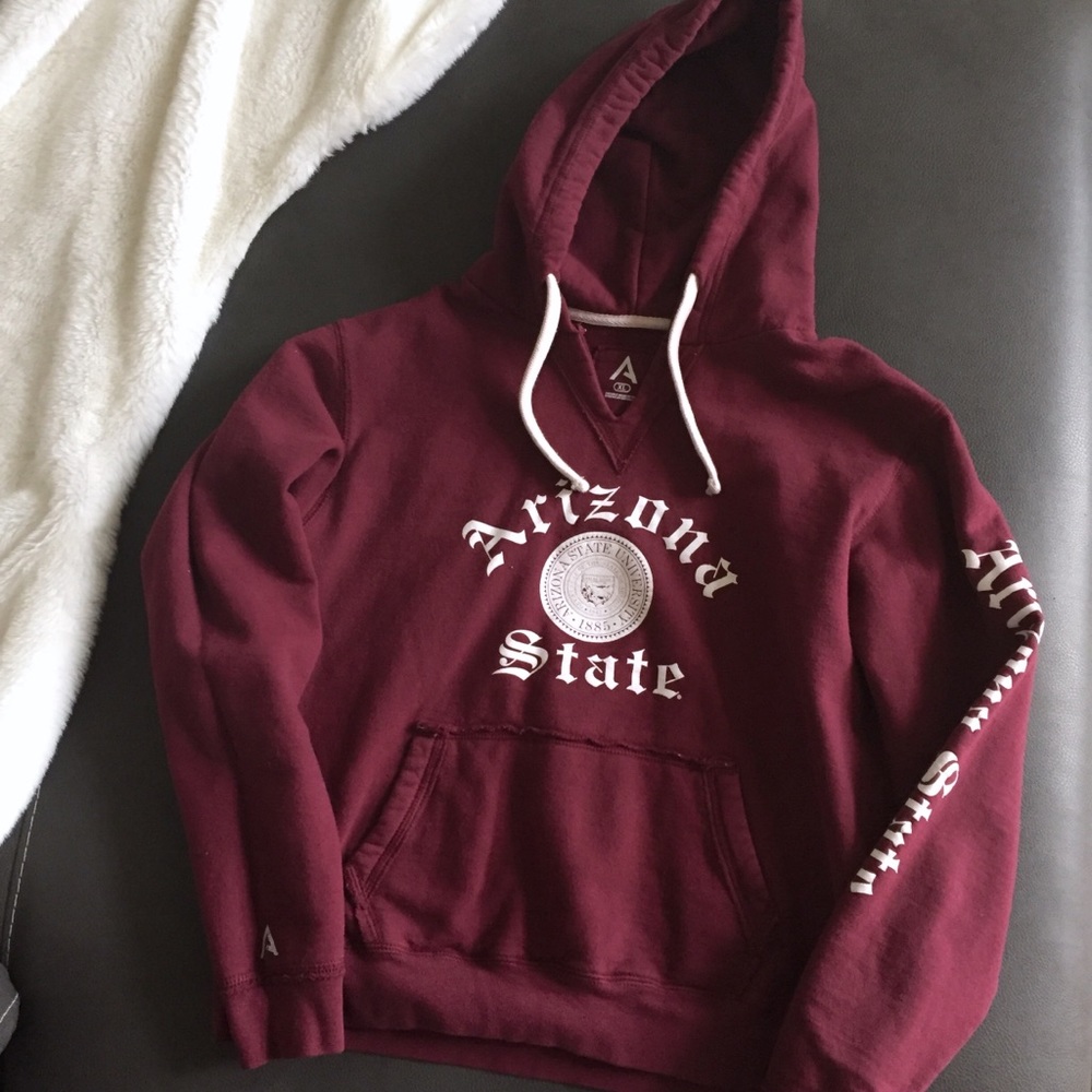 Arizona State Sweatshirt Hoodie Maroon